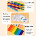 Kid Niva Rainbow Stick Puzzle – Montessori Matching Toy