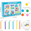 Kid Niva Rainbow Stick Puzzle – Montessori Matching Toy